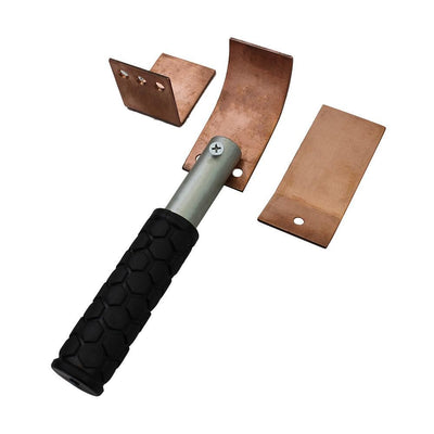 Copper Welding Spoon Welders Helper Welding Tool 3 Plate Set, Flat/Curved/Angle