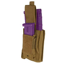 COYOTE Molle Tactical Single Kangaroo Mag Pouch Gen II Bungee Open Top