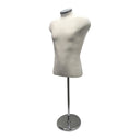 Cream Adjustable Mannequin Shirt Form Neck Block Clothing Display