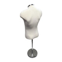 Cream Adjustable Mannequin Shirt Form Neck Block Clothing Display