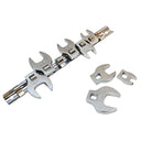 Crow Foot Wrench 8 PC Set SAE 3/8" Drive 3/8"-7/8" Chrome Plated Finish Crowfoot