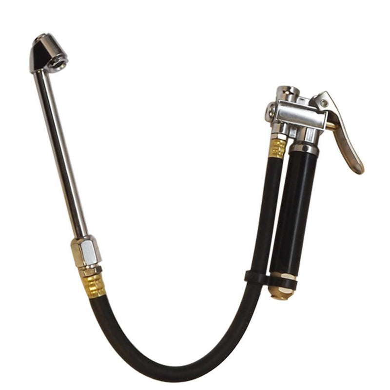 Deluxe Auto Tire Chuck Inflator Pressure Gauge 120PSI