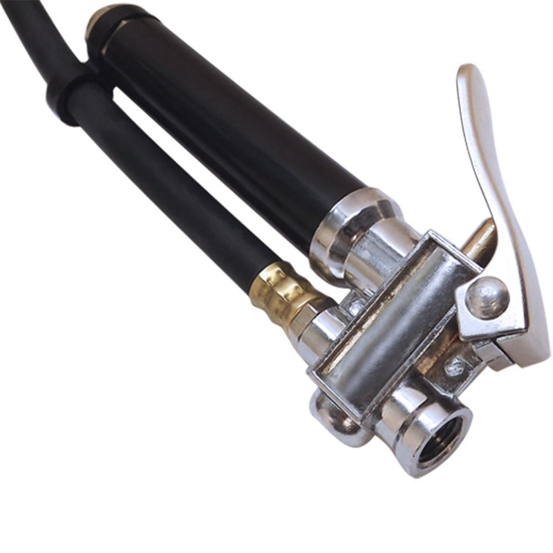Deluxe Auto Tire Chuck Inflator Pressure Gauge 120PSI