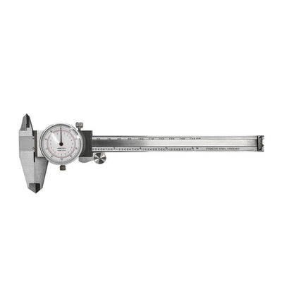 Dial Hand Tools Caliper 6'' / 150MM Dual Reading Shockproof Scale Metric SAE Standard INCH MM