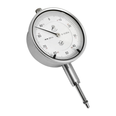 Dial Test Indicator 0-0.25" AGD Lug Back Gauge 0.001" Graduation Mechanic Precision Measuring Tool Scale