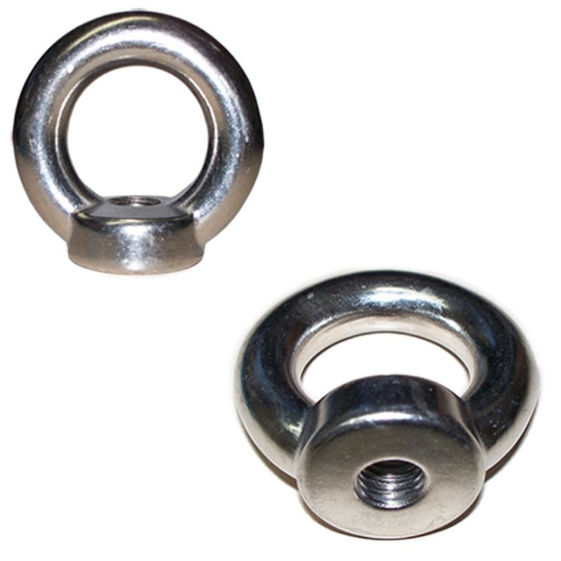 Din 582 Eye Nut Stainless Steel 316 Metric Thread 10 mm 500 LBS WLL