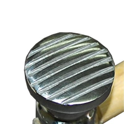 DOT & LINE HAMMER TEXTURING Textured Circle Metal Forming Former 10-1/2" Length