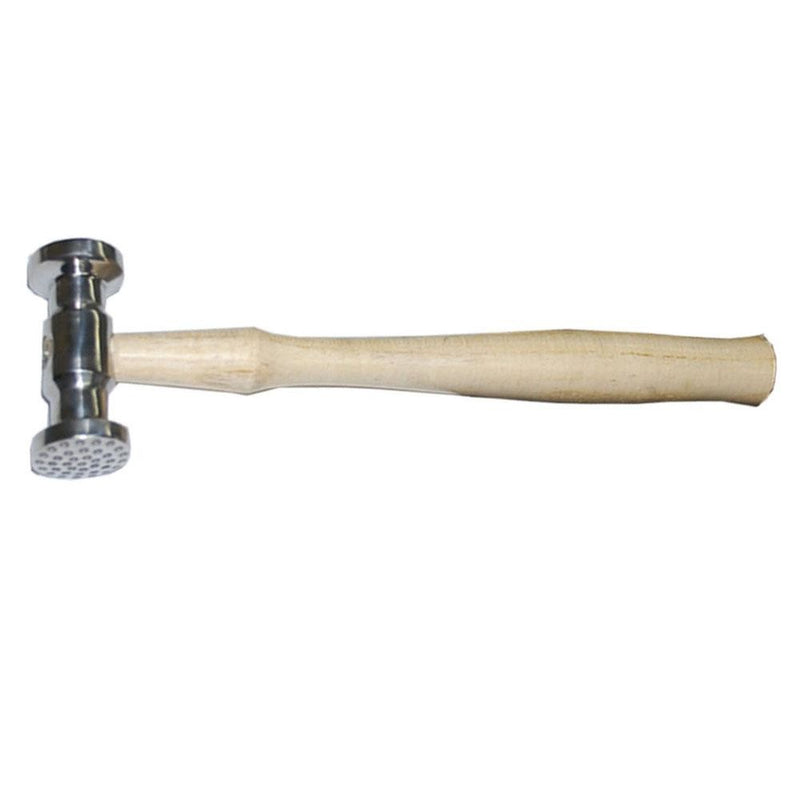 DOT & LINE HAMMER TEXTURING Textured Circle Metal Forming Former 10-1/2" Length