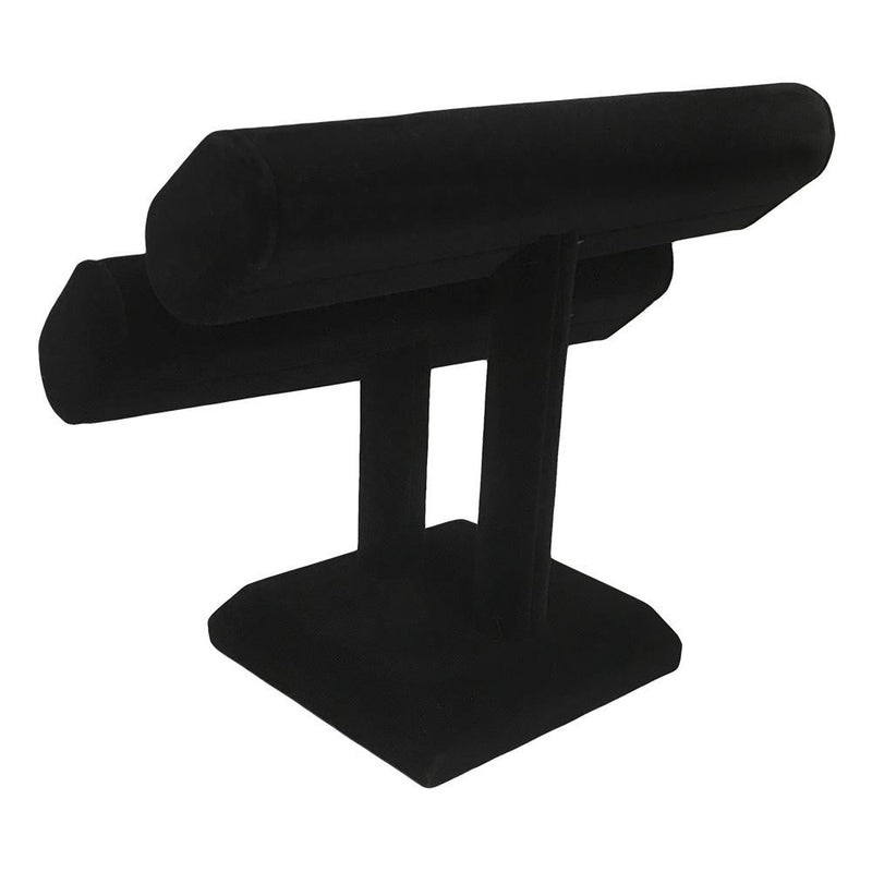 Double Oval T Bar Jewelry Display Bracelet Holder 8&