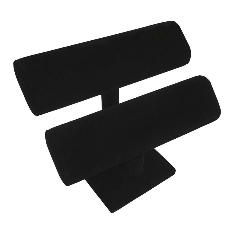 Double Oval T Bar Jewelry Display Bracelet Holder 8&