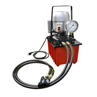 Electric Manual Air Double Acting Hydraulic Pump 8L Oil Power 10,000 PSI