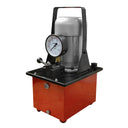 Electric Manual Air Pumper Single Acting Hydraulic Pump 8L Oil Power 10,000 PSI 3.5L/min Average Flow