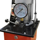 Electric Manual Air Pumper Single Acting Hydraulic Pump 8L Oil Power 10,000 PSI 3.5L/min Average Flow