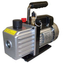 1 Stage 2.5 CFM Vacuum Pump, 1/4HP 110V HVAC Air Conditioning Refrigerant Service Pump, 10 Pa Ultimate Vacuum, 1/4" SAE Ports, Includes Oil