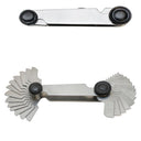 ENGLISH SCREW PITCH GAGE 4- 84" US 60° THREAD 51 BLADES