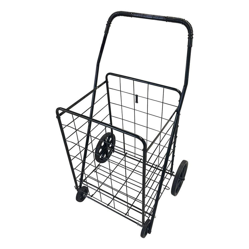 Foldable Utility Grocery Laundry Shopping Cart Large Basket 23&