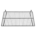 Gridwall Flat Display Shelf 24'' x 12'' Gloss Black 10 pcs