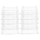 Gridwall Flat Display Shelf 24'' x 12'' White 10 pcs