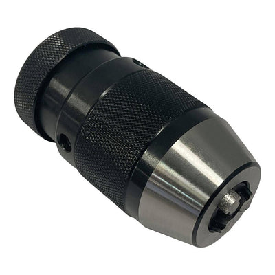 Hardened Steel 1/32" - 3/8" Keyless Drill Chuck, 2JT Taper Mount