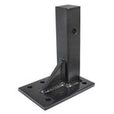 HD Adjustable Pintle Mount Plate 2"x2" Shank Trailer Receiver 10,000 LBS