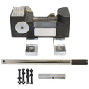 Adjustable 5/16" vent notcher punch tool for HVAC and gutter work