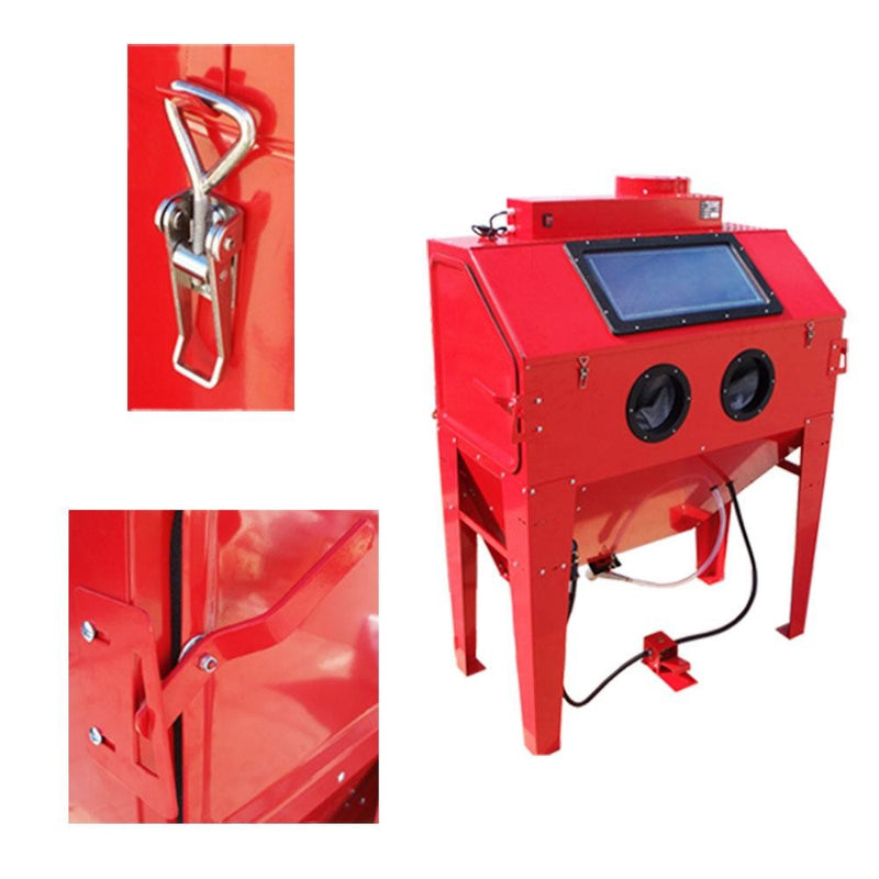 Heavy Duty Industrial Sand Blaster Blasting Cabinet Air Sandblaster Blast Gun