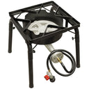 High Pressure Single Burner Propane Stove w/ ADJUSTABLE LEGS to 20" & 29" Height