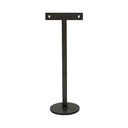 2" x 1-1/2" Raw Steel Single Earring Display Stand, Retail Store Fixture for Stud or Dangle Earrings, Industrial Jewelry Display