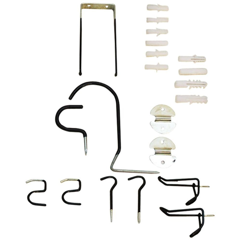 Home & Garage Hook Assortment Tool Hanger Galvanized Steel Bracket Hooks Carrier