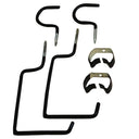 Garage Storage Wall Mount Assortment Tool Hanger Hook Set Vinyl-Coated 30 Pc Set