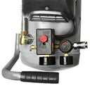 Horizontal 6 GAL Gallon Air Compressor Tank Wheels Oil Luped 2 HP Motor 115 PSI