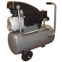 Horizontal 6 GAL Gallon Air Compressor Tank Wheels Oil Luped 2 HP Motor 115 PSI
