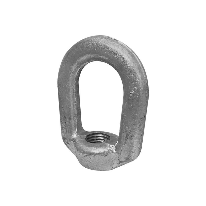 Hot Dipped Galvanized Eye Nut 1 Inch With 1-1/4"-7 UNC Tap Marine Boat