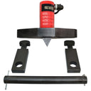 Industrial-grade hydraulic flange spreader ram for pipe and tube flanges
