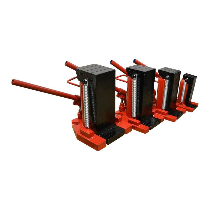 Hydraulic Ram Toe Lift Jack 10 / 5 Ton Hoist Picker Track Machine Container Loading