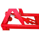 Red Heavy Duty Hydraulic Table Lift Cart for Workshop and Garage Use