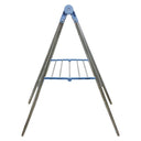 Folding Collapsible Clothes Drying Rack 60" x 20" x 41",  Portable Laundry Drying Stand with Clotheslines for Indoor & Outdoor Air Drying