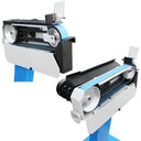 High-speed 3360RPM belt grinder machine for precision metal grinding and shaping