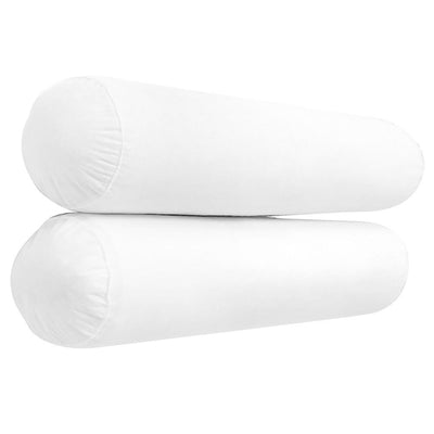 INSERT ONLY - Model-6 Twin Mattress Bolster Pillow Cushion Polyester Fiberfill