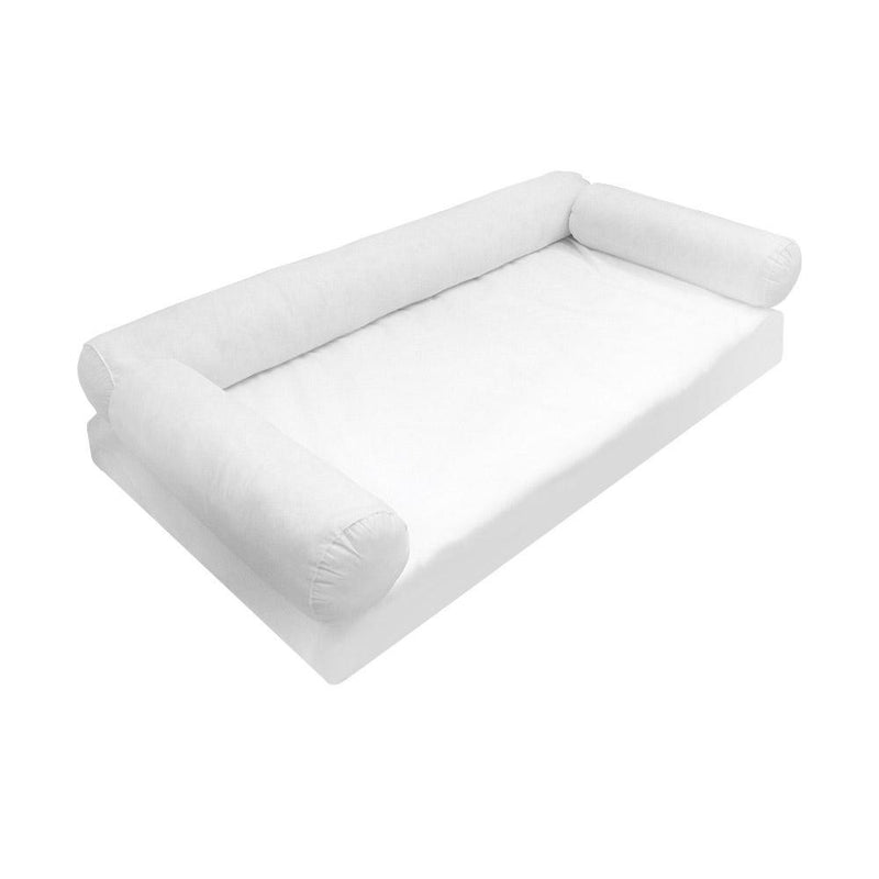 INSERT ONLY - Model-6 Twin Mattress Bolster Pillow Cushion Polyester Fiberfill
