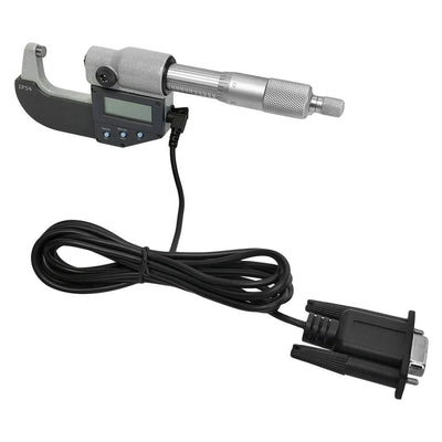 IP54 3-Key Direct RS-232 Electronic Digital Outside Micrometers 0.00005'' Range 0-1"/ 0-25mm