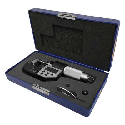 IP54 5-Key Direct RS-232 Electronic Digital Outside Micrometers 0.00005'' Range 0-1"/ 0-25mm