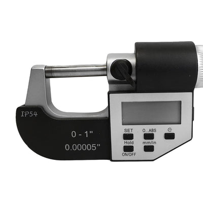 IP54 5-Key Direct RS-232 Electronic Digital Outside Micrometers 0.00005'' Range 0-1"/ 0-25mm