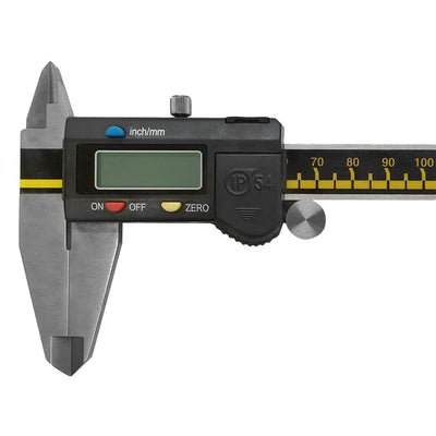 IP54 LCD Screen Electronic Digital Caliper Ruler INOX Splash Proof 8''/200mm Range