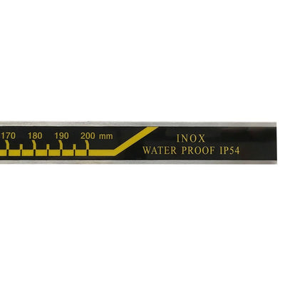 IP54 LCD Screen Electronic Digital Caliper Ruler INOX Splash Proof 8''/200mm Range