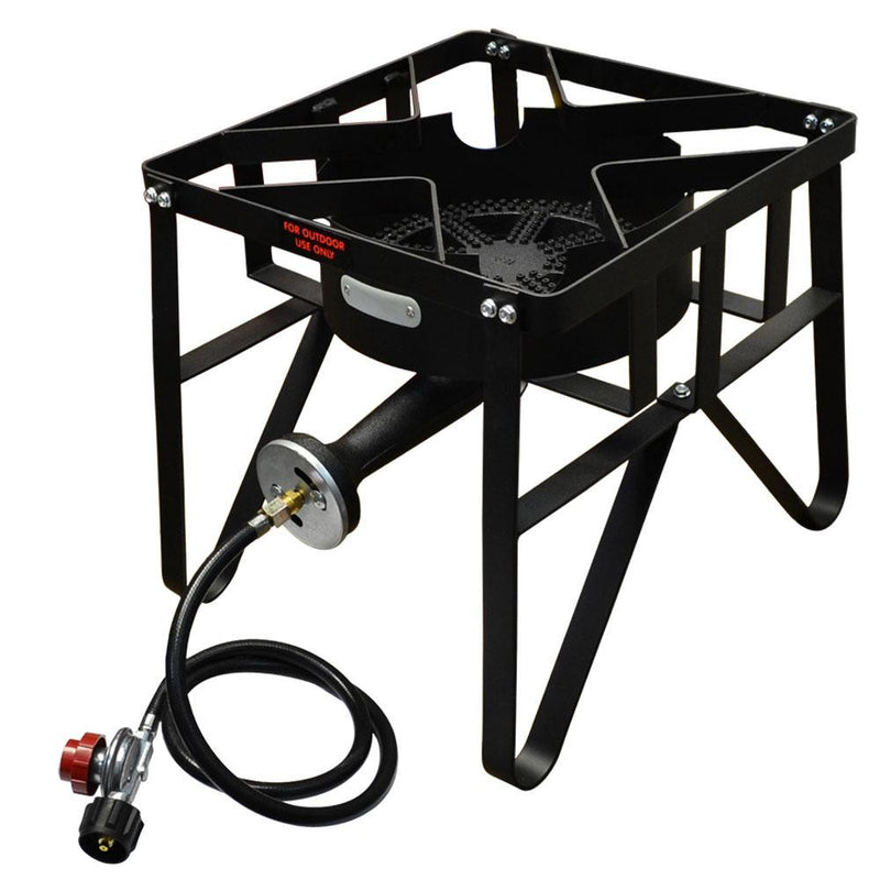 Large Cooking Surface 16.5" x 16.5" Single Burner Stove High Pressure