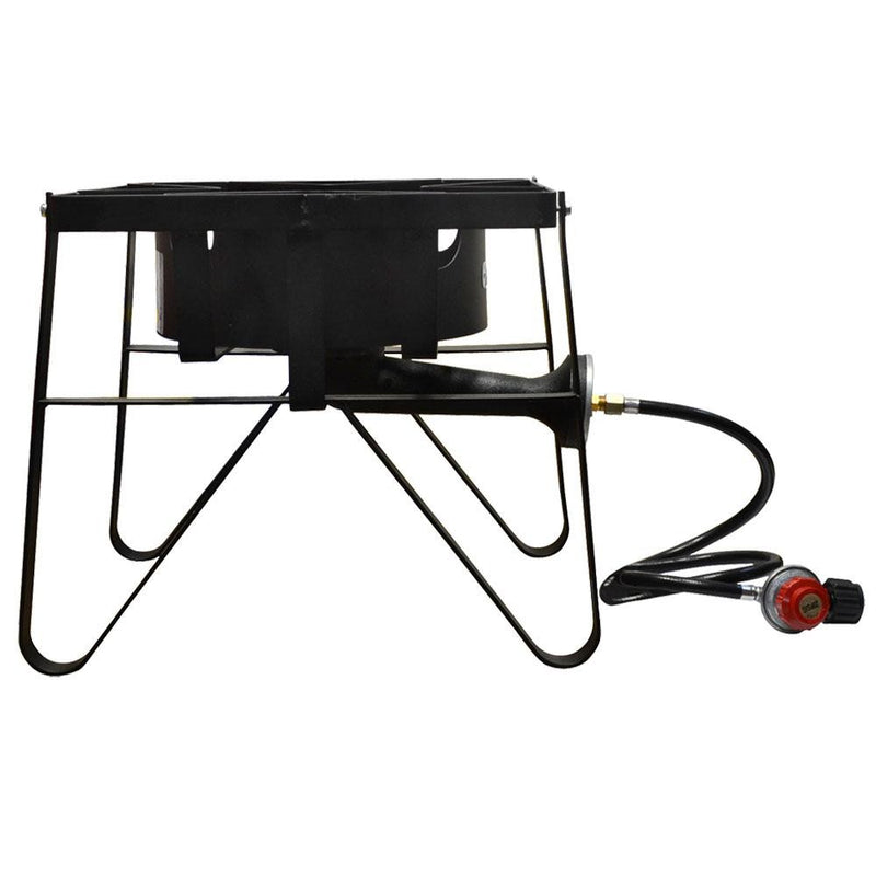 Large Cooking Surface 16.5" x 16.5" Single Burner Stove High Pressure