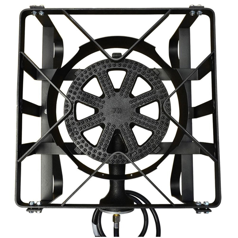 Large Cooking Surface 16.5" x 16.5" Single Burner Stove High Pressure