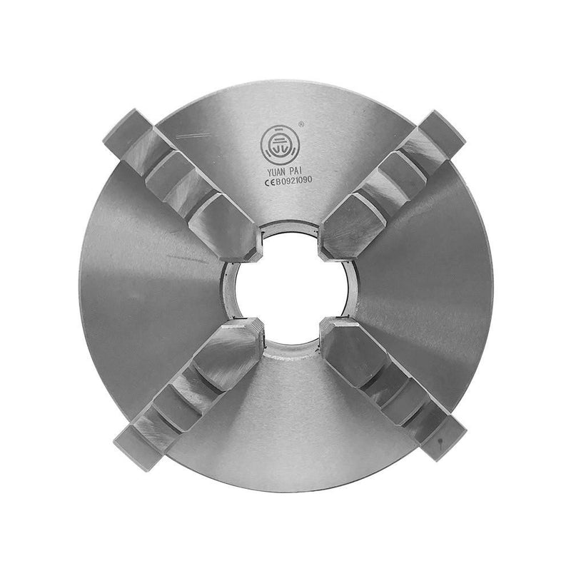 Lathe Chuck 8" 4Jaw,Self Centering Hardened Steel Jaw,Internal External Grinding