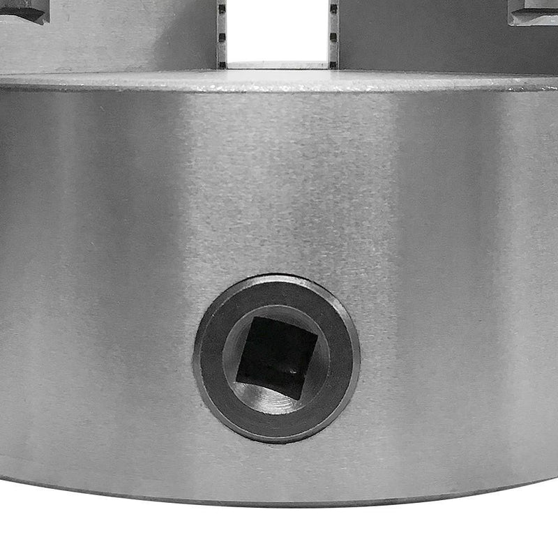 Lathe Chuck 8" 4Jaw,Self Centering Hardened Steel Jaw,Internal External Grinding